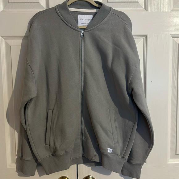 Hollister Other - Men’s Grey Hollister zip up sweatshirt size medium